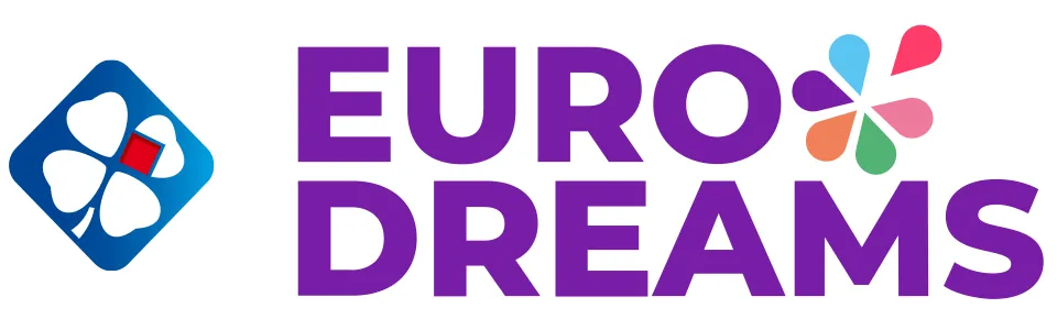 Concept abstrait de billet EuroDream avec lune et étoiles